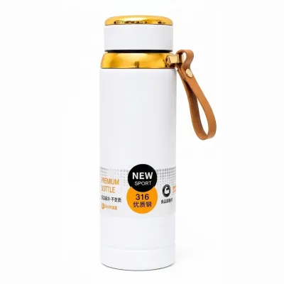 316 Stainless Steel Water Bottle - Pink and Gold – sports thermal water bottle