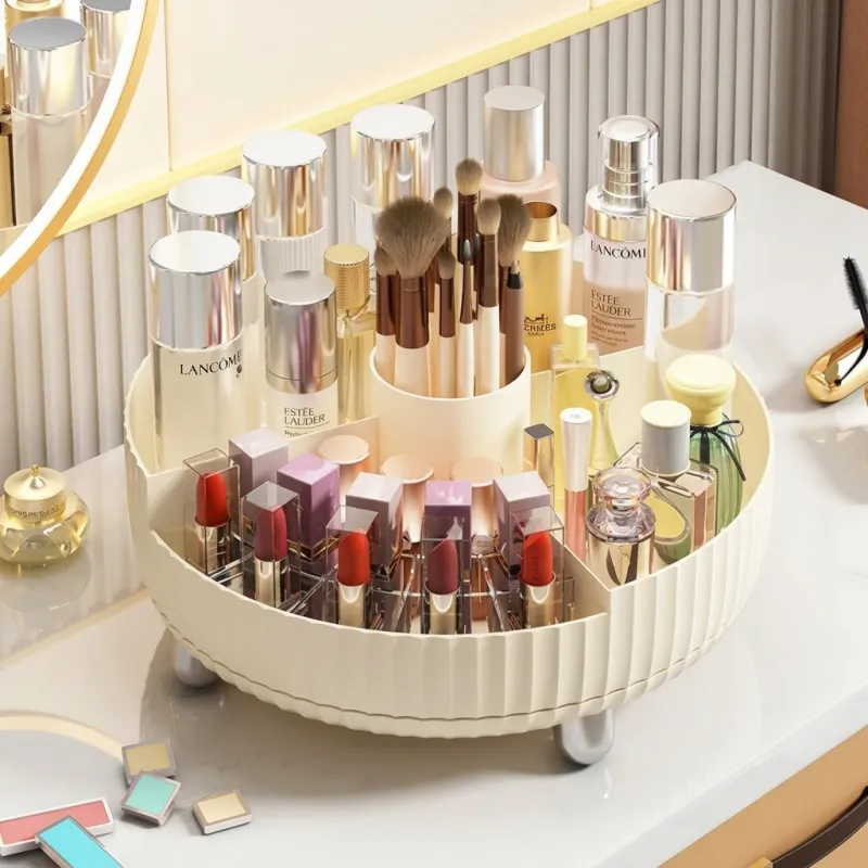 360 Rotating Makeup Organizer Box – 360 degree rotating base