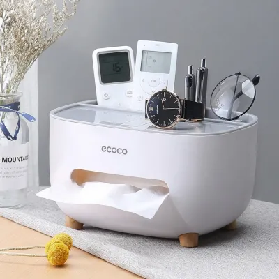 Ecoco Tissue Box Multi-Functional Organizer