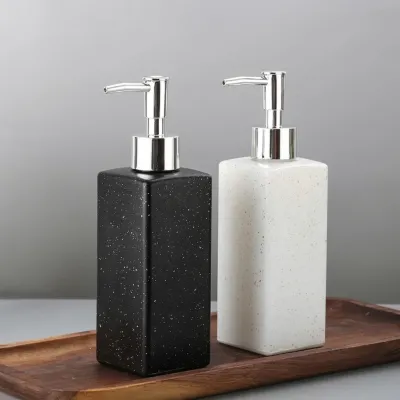Glass Soap Dispenser 350ml Refillable Liquid Pump Bottle