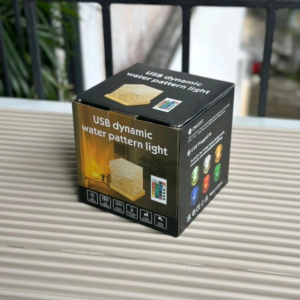 Ice Night Lamp – close-up of the details