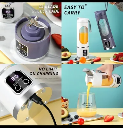 Heavy Portable Juicer 8 Blade with Digital Display