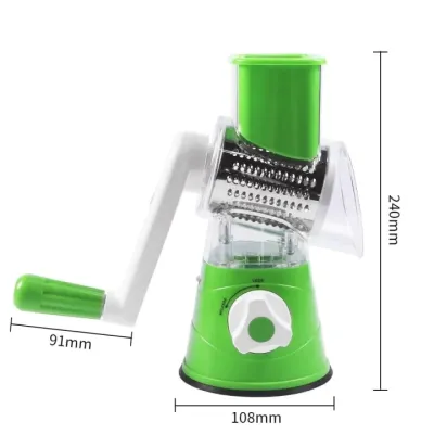 Rotary Drum Grater – size and shape