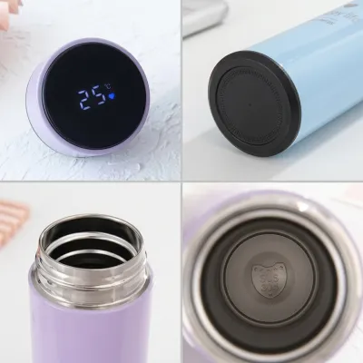 Smart Temperature Display Water Bottle – shown in use