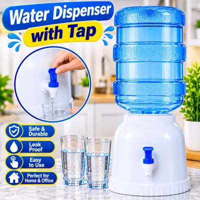 Water Dispenser Stand Non-Electric Table Top with Tap Base