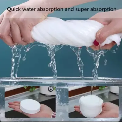 Water Towel – shown in use